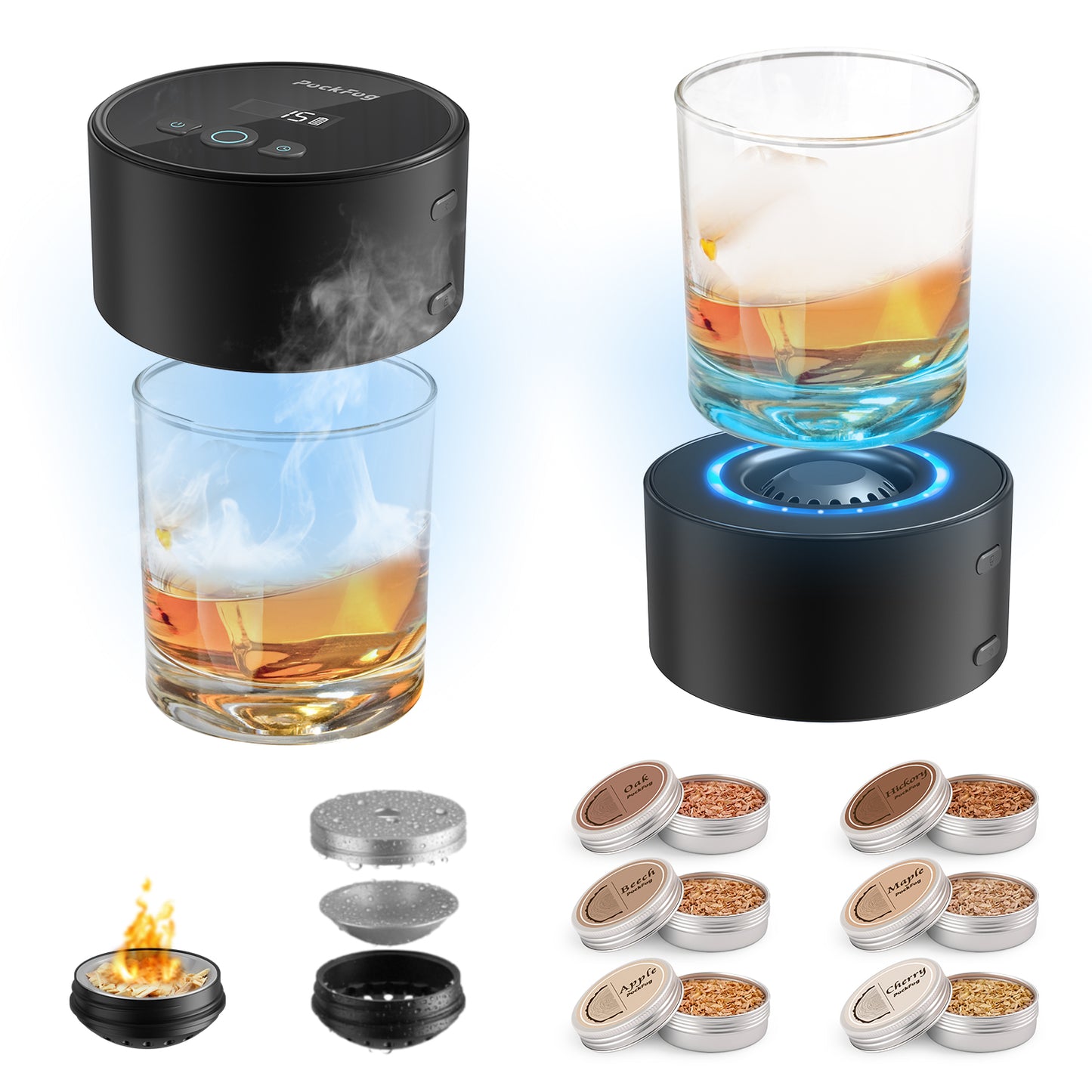 Pockfog Electric RGB Light Smoker Kit