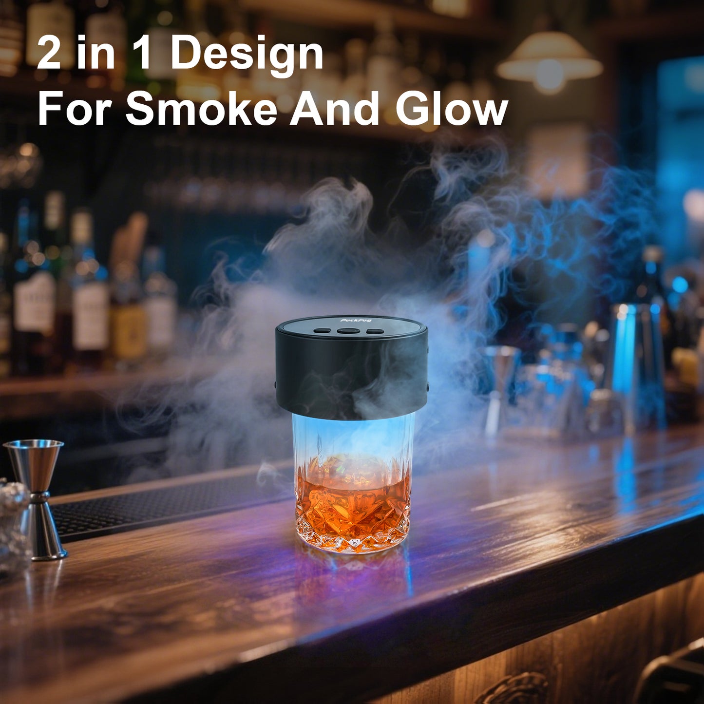 Pockfog Electric RGB Light Smoker Kit